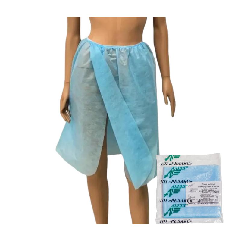 Спідниця гінекологічна спанбонд 30 g/m2(г/м2), нестерильна, одноразового використання ,ТМ «АХІЛЛ»